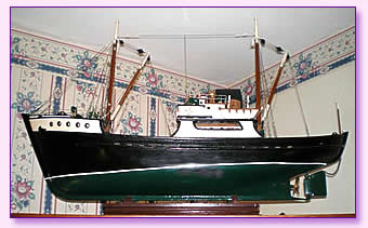 Hand Carved East Coast Trawler